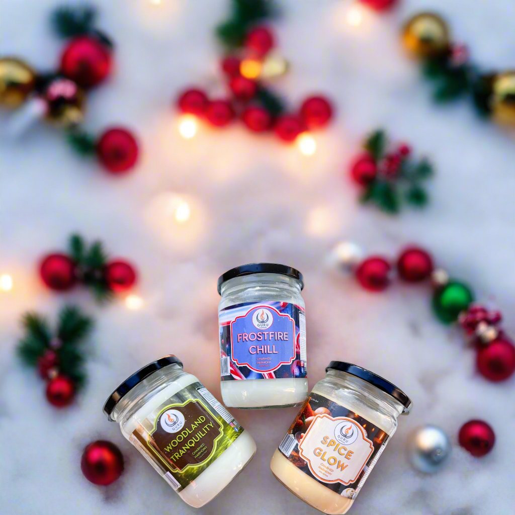 Christmas 3-Pack: Frostfire Chill, Woodland Tranquility, and Spice Glow